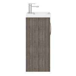 Brooklyn 500 Grey Avola Floor Standing Vanity Unit with Thin-Edge Basin -Bathroom Furniture Sale BFS5GRYTE n d1 460