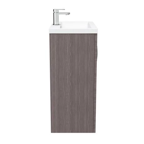 Brooklyn 600mm Grey Avola Vanity Unit - Floor Standing 2 Door Unit 6 Brooklyn 600mm Grey Avola Vanity Unit - Floor Standing 2 Door Unit - Image 6