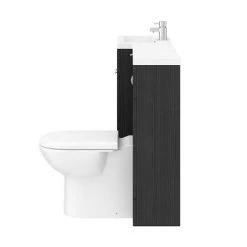 Brooklyn Black 1500mm Combination Furniture Pack -Bathroom Furniture Sale BK1500BLK D4 460
