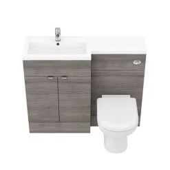 Brooklyn Grey Avola 1100mm Combination Furniture Pack -Bathroom Furniture Sale BKGRY1100 D3 460