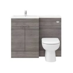 Brooklyn Grey Avola 1100mm Combination Furniture Pack -Bathroom Furniture Sale BKGRY1100 D4 460