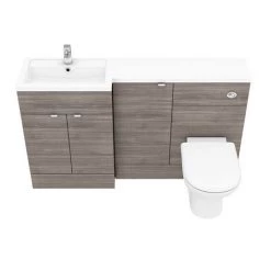 Brooklyn Grey Avola 1500mm Combination Furniture Pack -Bathroom Furniture Sale BKGRY1500 D2 460