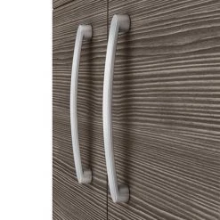 Brooklyn 500mm Grey Avola 2 Door Wall Hung Vanity Unit -Bathroom Furniture Sale BWH5GA d3 460