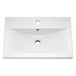 Brooklyn 600mm Grey Avola 2 Drawer Wall Hung Vanity Unit -Bathroom Furniture Sale BWH6G2D d2 460