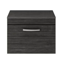 Brooklyn Wall Hung Countertop Basin Unit - Black - 605mm incl. Basin -Bathroom Furniture Sale BWH6WTB VES131 d1 460