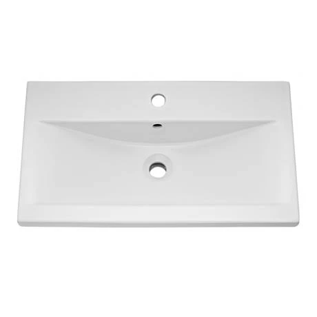 Brooklyn 800mm Gloss Grey 2 Door Wall Hung Vanity Unit 2 Brooklyn 800mm Gloss Grey 2 Door Wall Hung Vanity Unit - Image 2