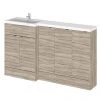 Hudson Reed Fusion 1500mm Driftwood Combination Unit (600 Vanity + 300 Base Unit x 3)