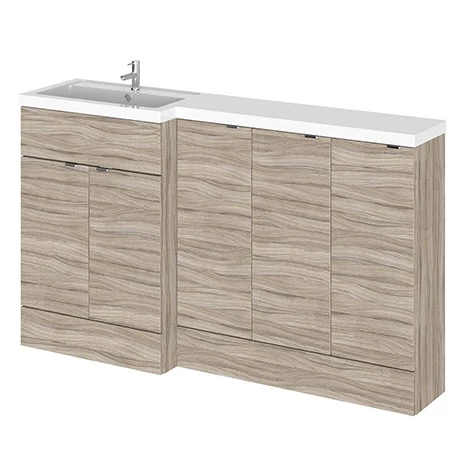 Hudson Reed Fusion 1500mm Driftwood Combination Unit (600 Vanity + 300 Base Unit x 3) 1 Hudson Reed Fusion 1500mm Driftwood Combination Unit (600 Vanity + 300 Base Unit x 3)