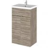Hudson Reed Fusion Driftwood 505x360mm Vanity Unit & Basin