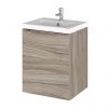 Hudson Reed Fusion 400mm Driftwood Full Depth Wall Hung Unit & Basin