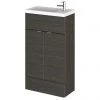 Hudson Reed Fusion Hacienda Black 505x260mm Compact Vanity Unit & Basin