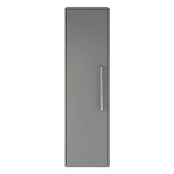 Hudson Reed Solar 350mm Wall Hung Tall Unit - Cool Grey - CUR262