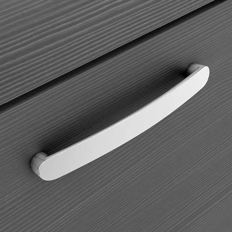 Brooklyn 1205mm Black Double Basin 4 Drawer Vanity Unit 3 Brooklyn 1205mm Black Double Basin 4 Drawer Vanity Unit - Image 3