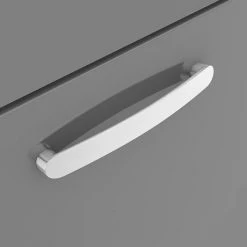 Brooklyn 1205mm Gloss Grey Double Basin 4 Drawer Vanity Unit -Bathroom Furniture Sale DBFS12GG4D d2 460