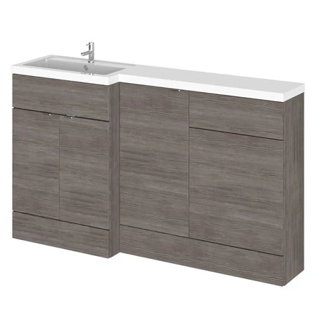 Hudson Reed Fusion 1500mm Grey Avola Combination Unit (600 Vanity, 400 Base Unit + 500 WC Unit) 1 Hudson Reed Fusion 1500mm Grey Avola Combination Unit (600 Vanity, 400 Base Unit + 500 WC Unit)